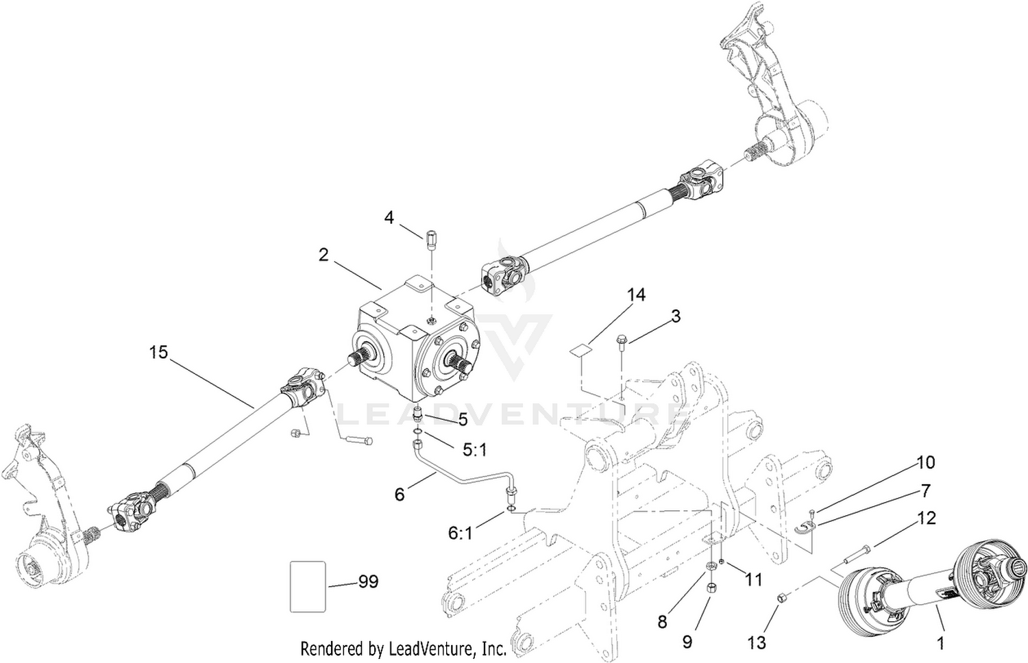 Gearbox and Driveline Assembly