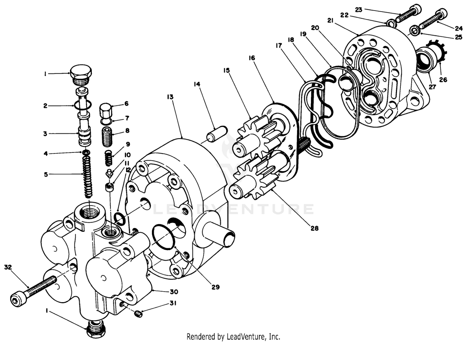 Gear Pump  Flow Divider No. 69-2220