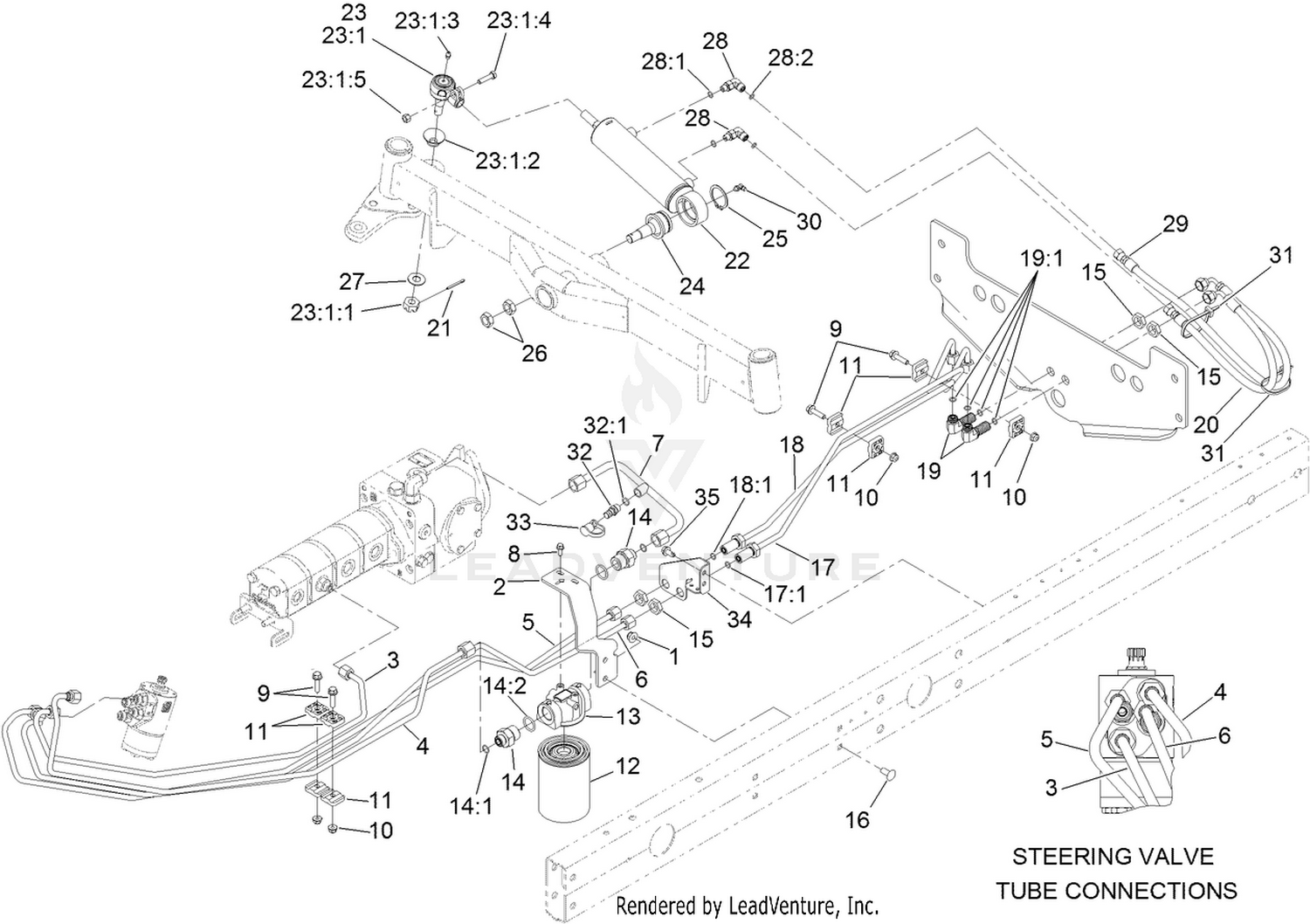Steering Hydraulic Assembly