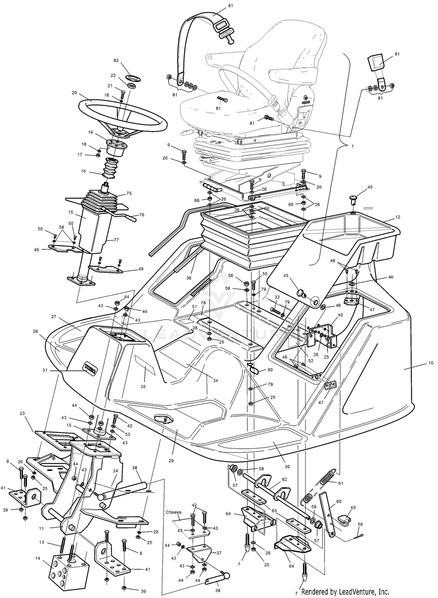 Operator Seat Assembly