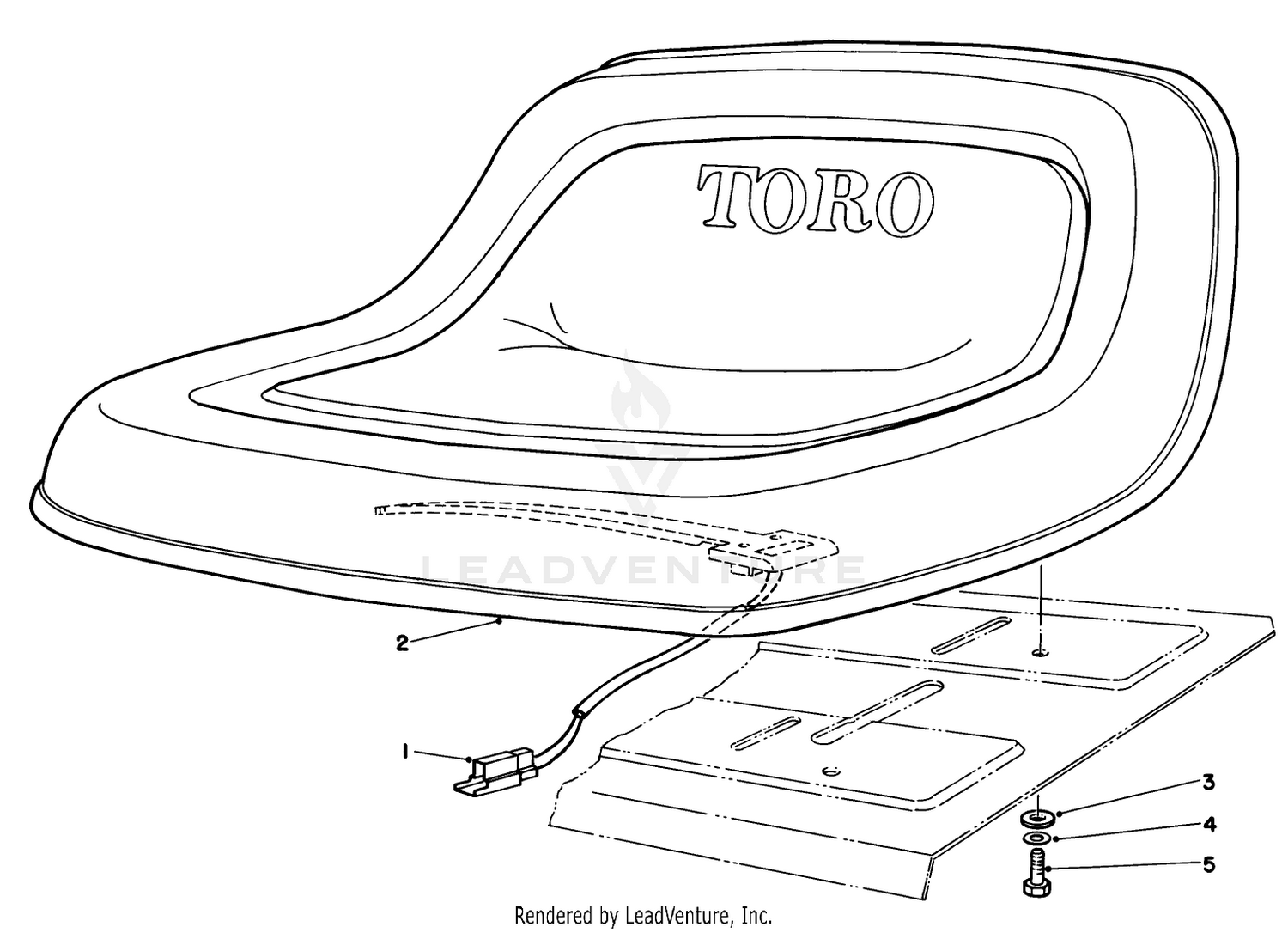 Seat Assembly No. 55-869o (optional)