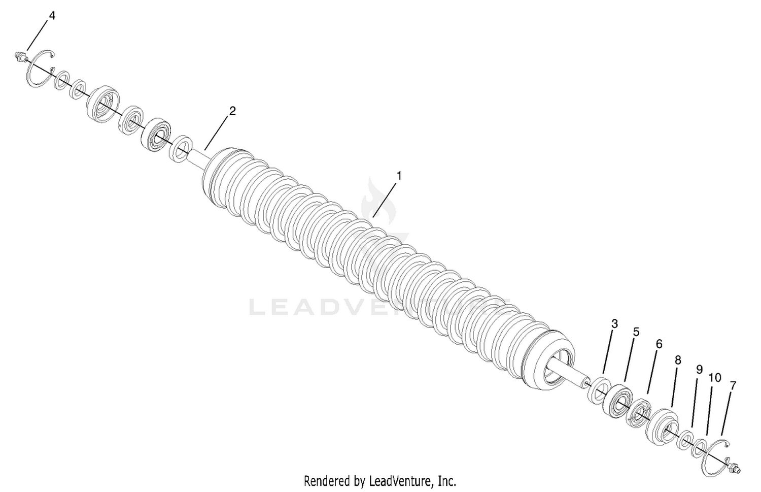 Optional Shoulder Roller Assembly No. 99-8675  (RM6000-D Series)