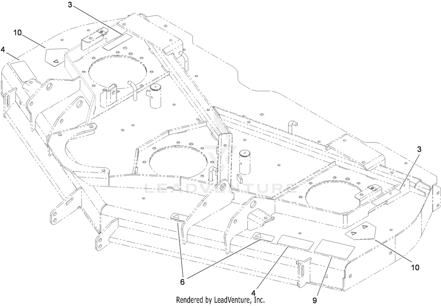 Deck Decal Assembly No. 108-9907