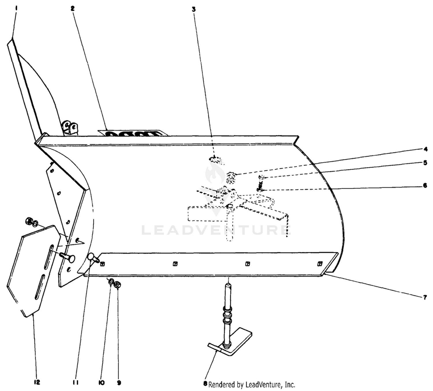 V-Plow Model No. 30750 (optional)