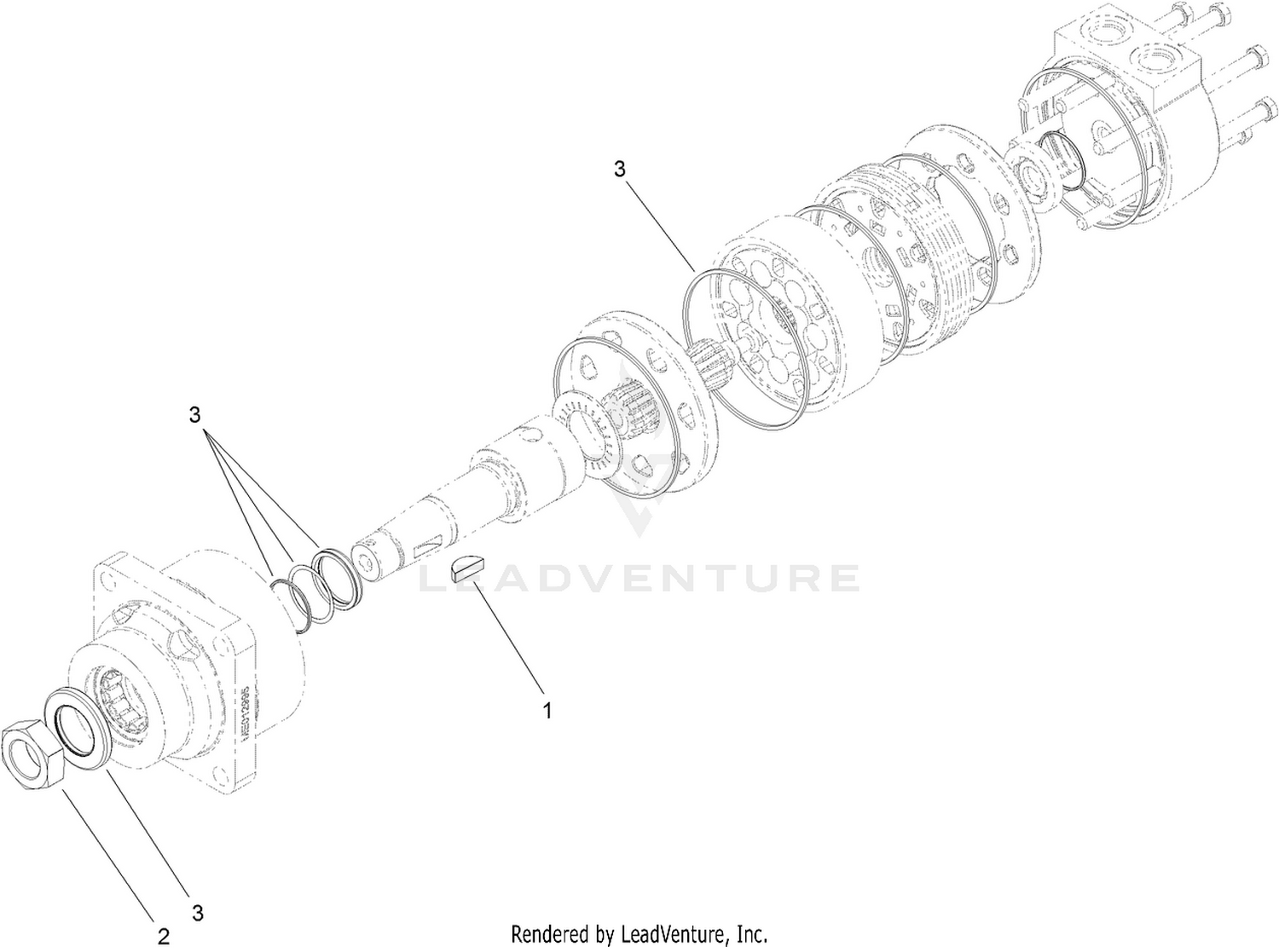Hydraulic Motor Assembly No. 108-5230
