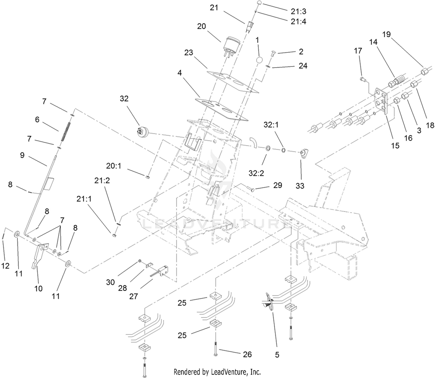 Steering Tower Assembly