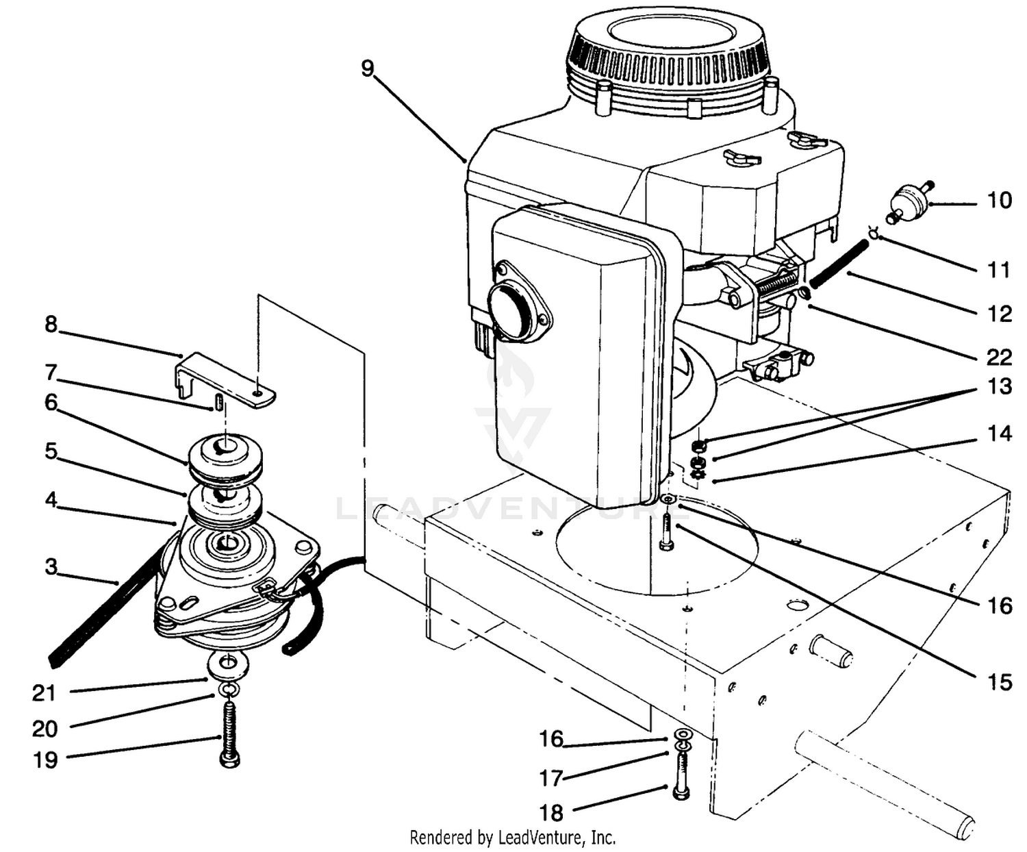 Engine  Clutch Assembly