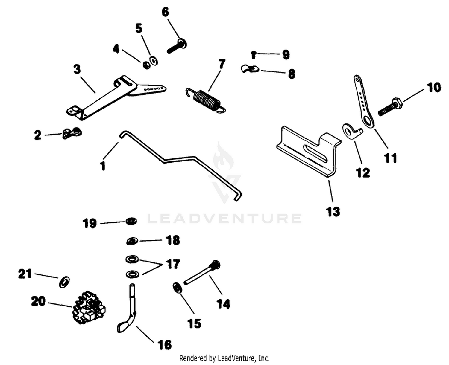 Governor-Engine Kohler Model No. M18qs-24657 (continued)