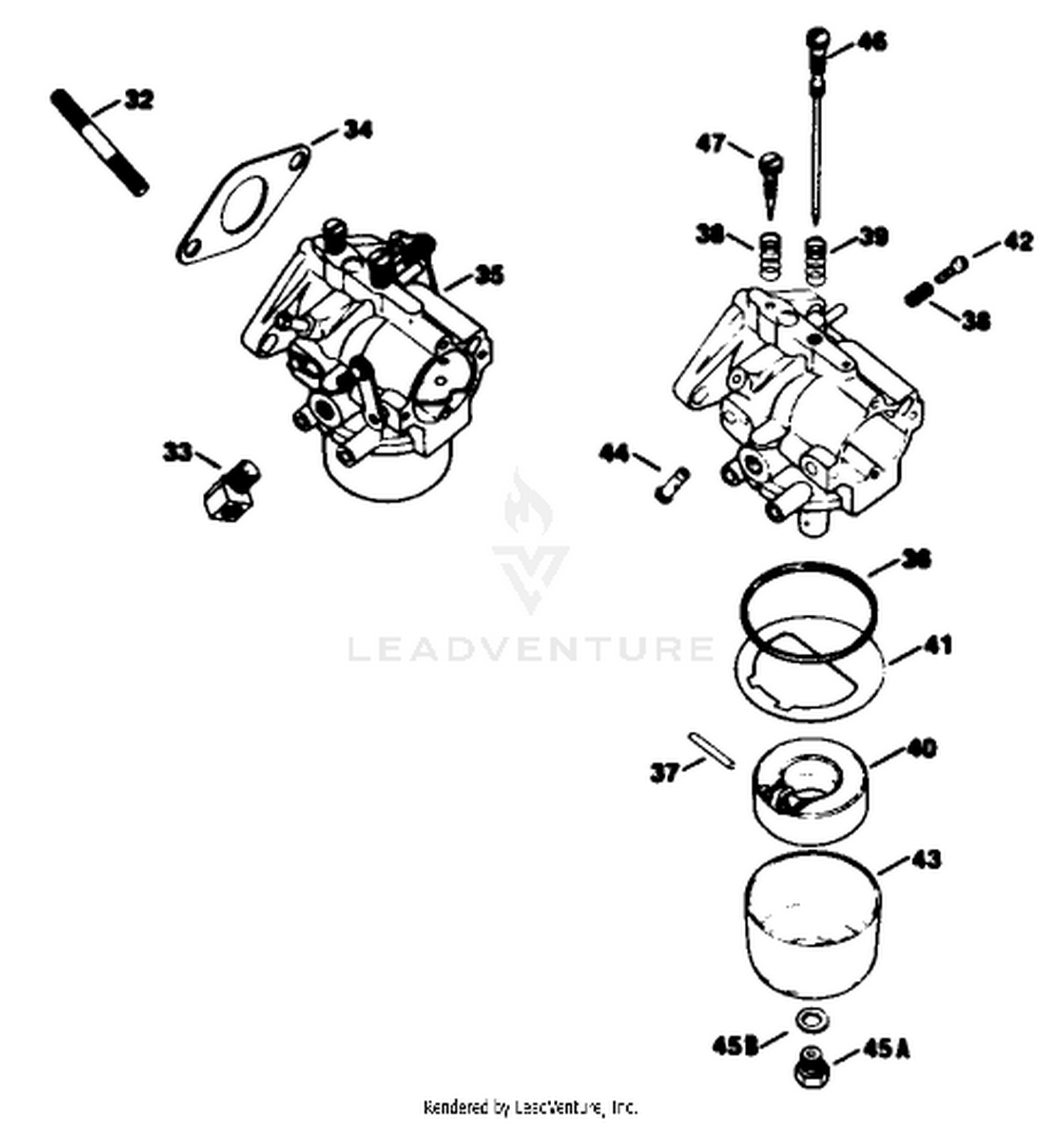 Engine Kohler Model No. K582qs Type No. Ps-36315carburetor-Group 5