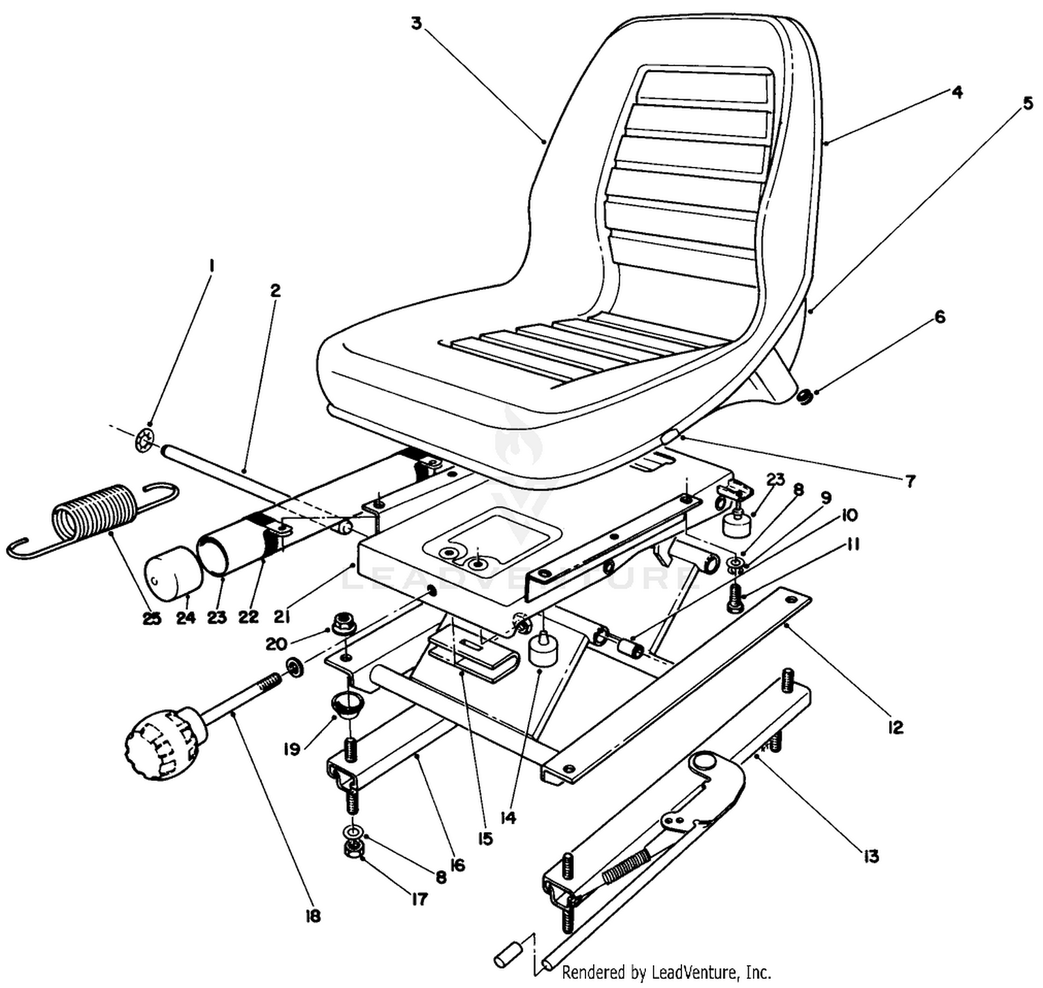 Deluxe Seat Kit Model No. 30772