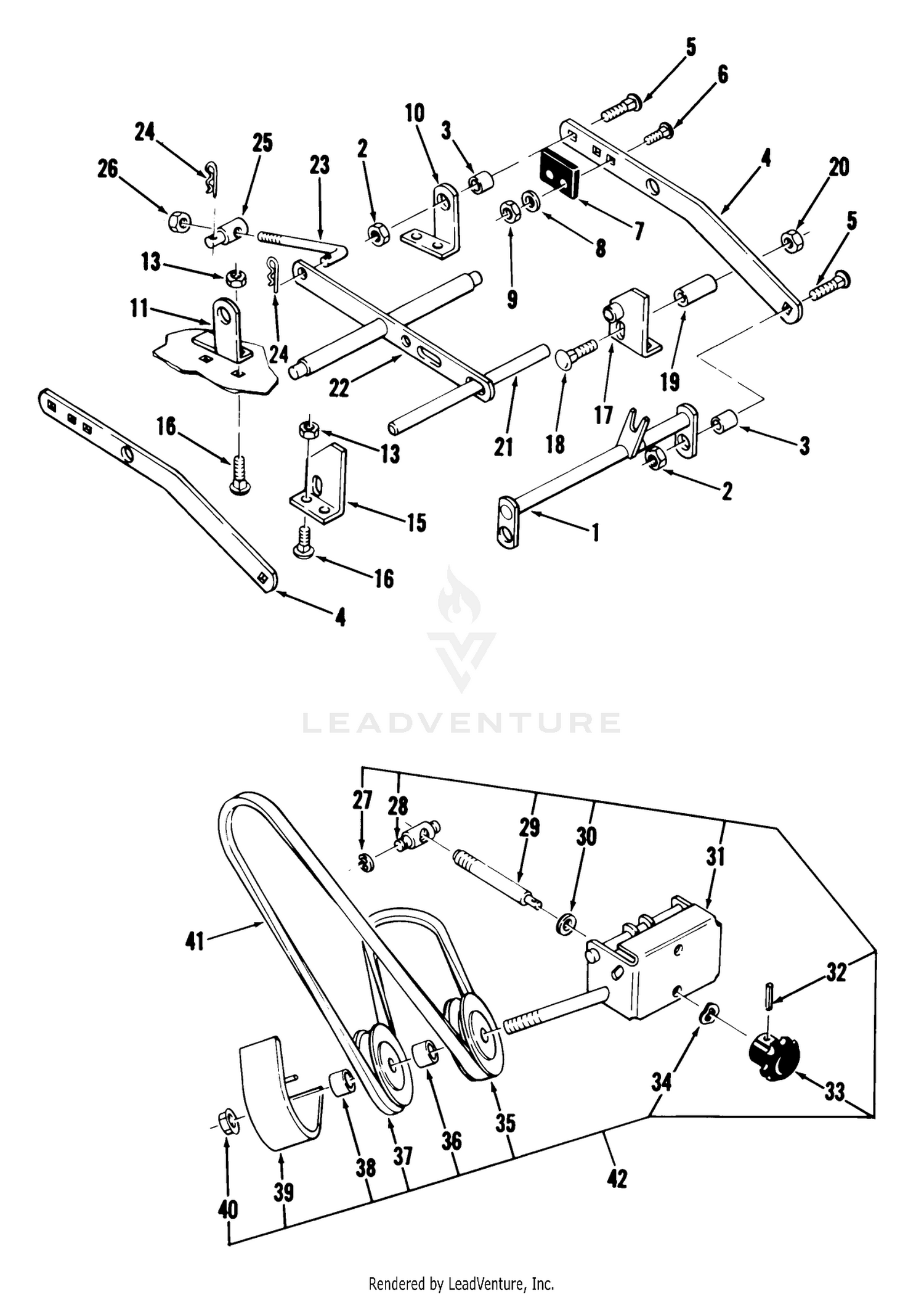 Rear Discharge Mower-42 In. (107 Cm) (vehicle Identification Number 95-42mr02) 3