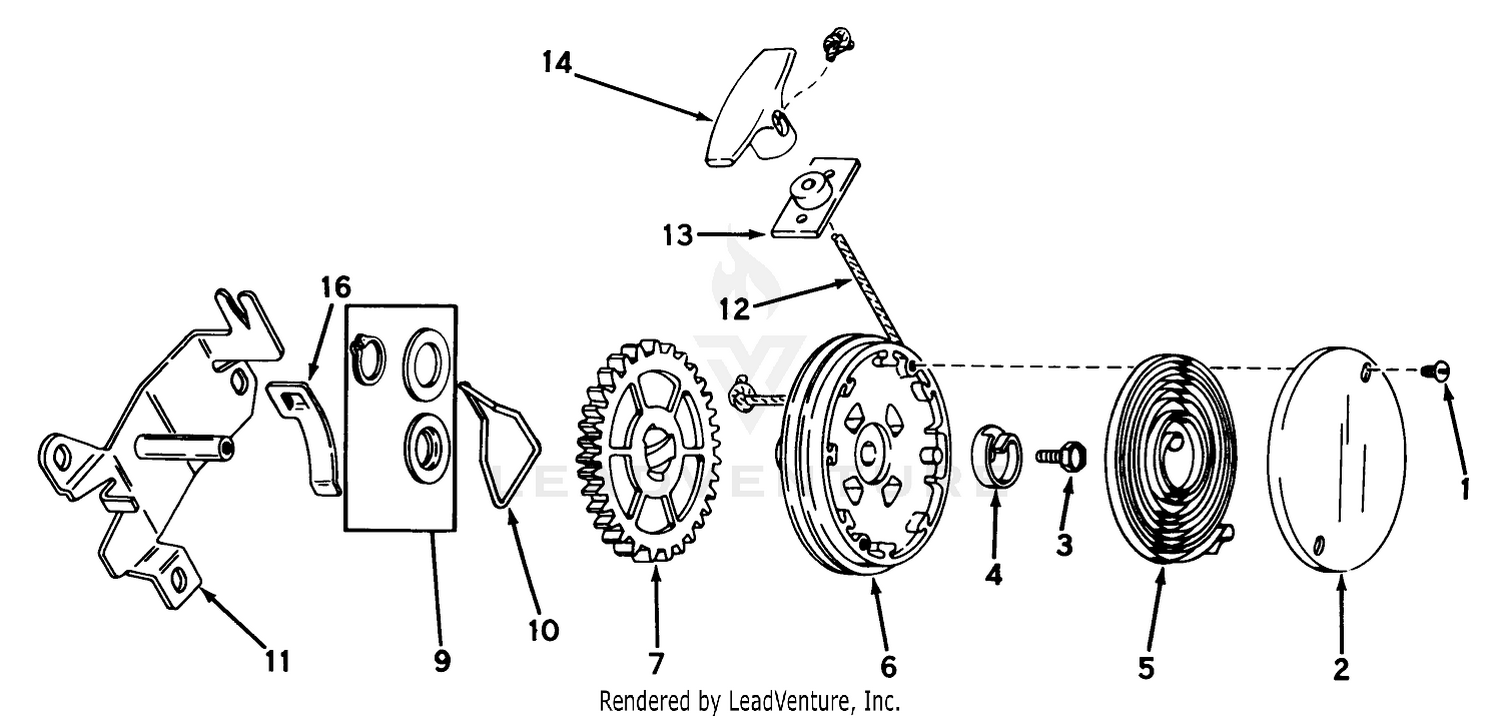 Rewind Starter 590450a