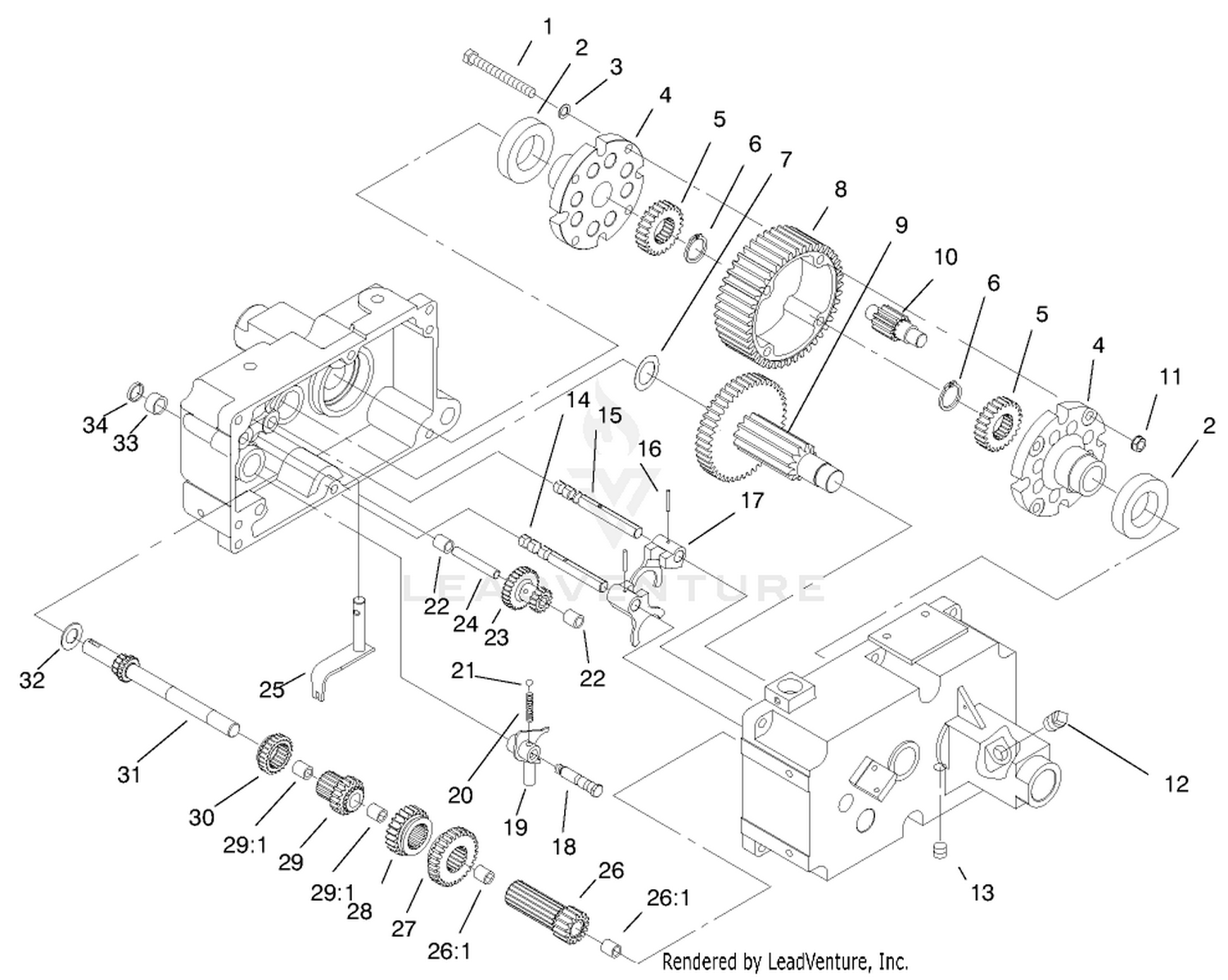 Transmission 8-Speed 4 Pinion (continued)