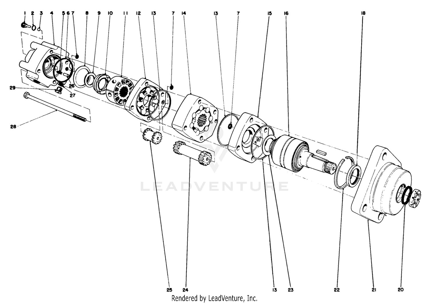 Front Wheel Motor No. 36-5610