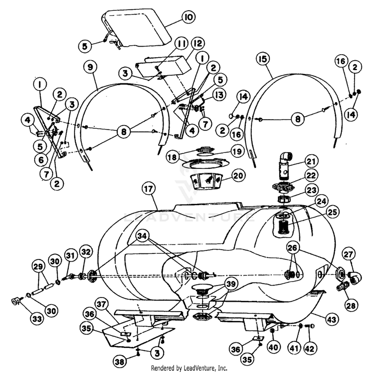 MANUAL SPRAY SYSTEM TANK