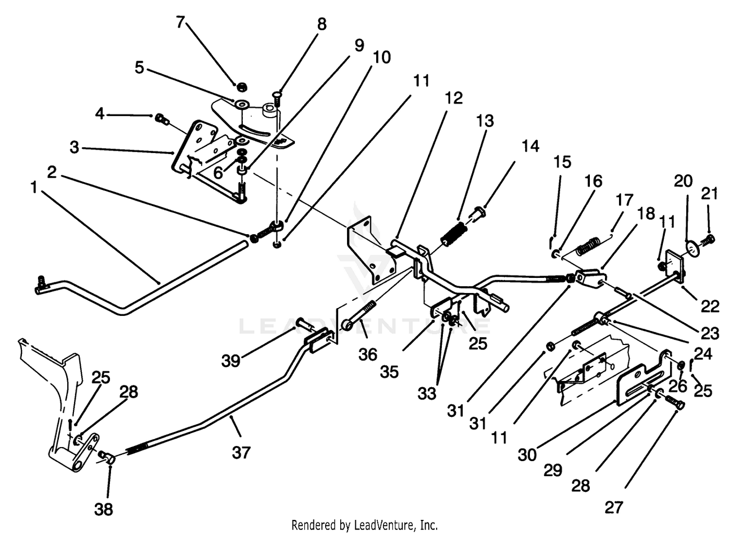 Brake And Hydro Linkage
