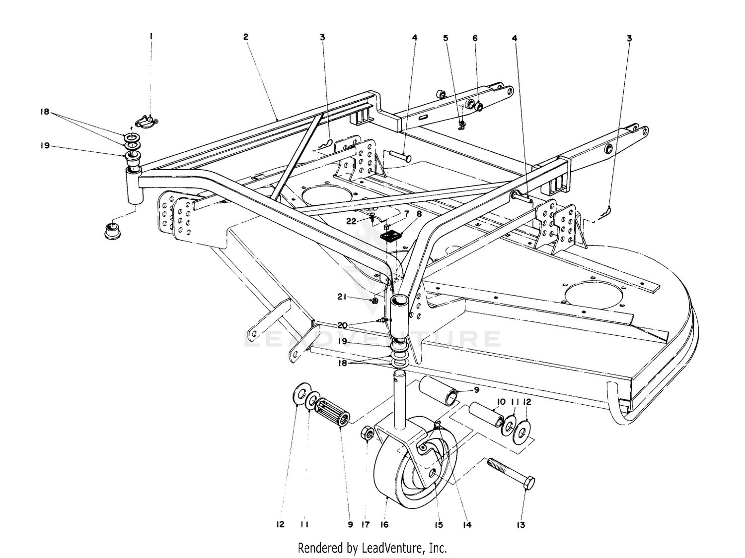 Deck Suspension Assembly