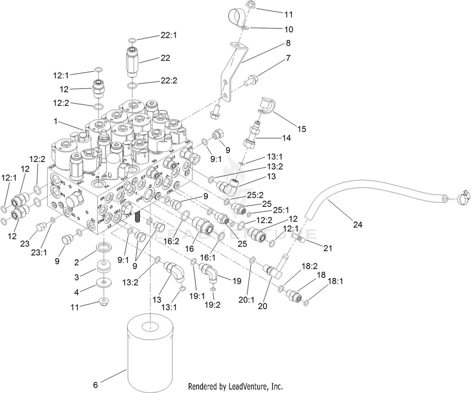 Combination Manifold Assembly