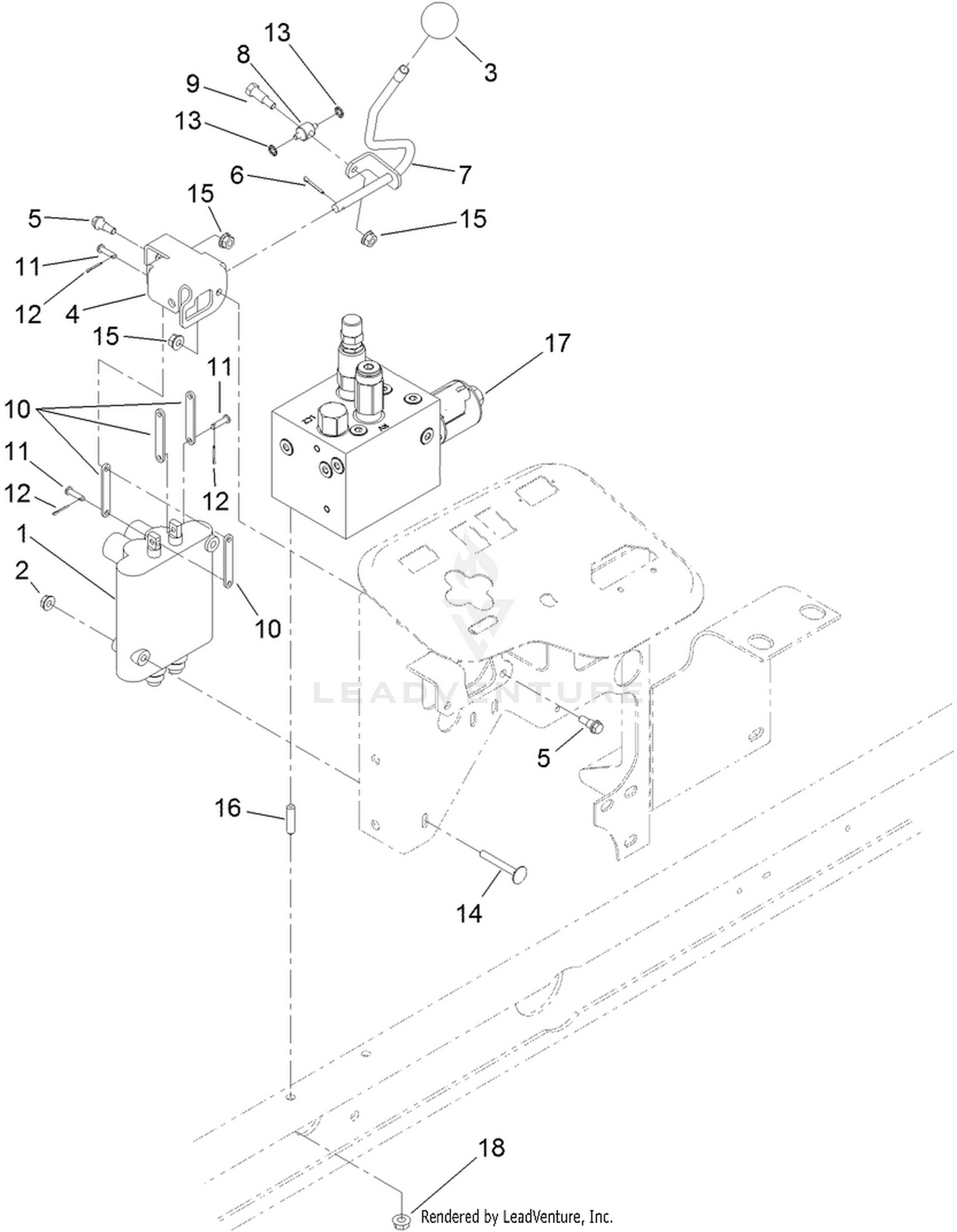 2-Spool Control Valve Assembly