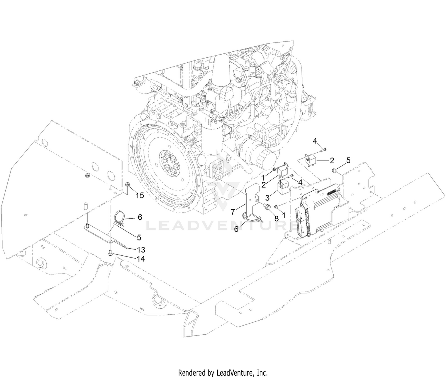 Mid Electrical Component Assembly