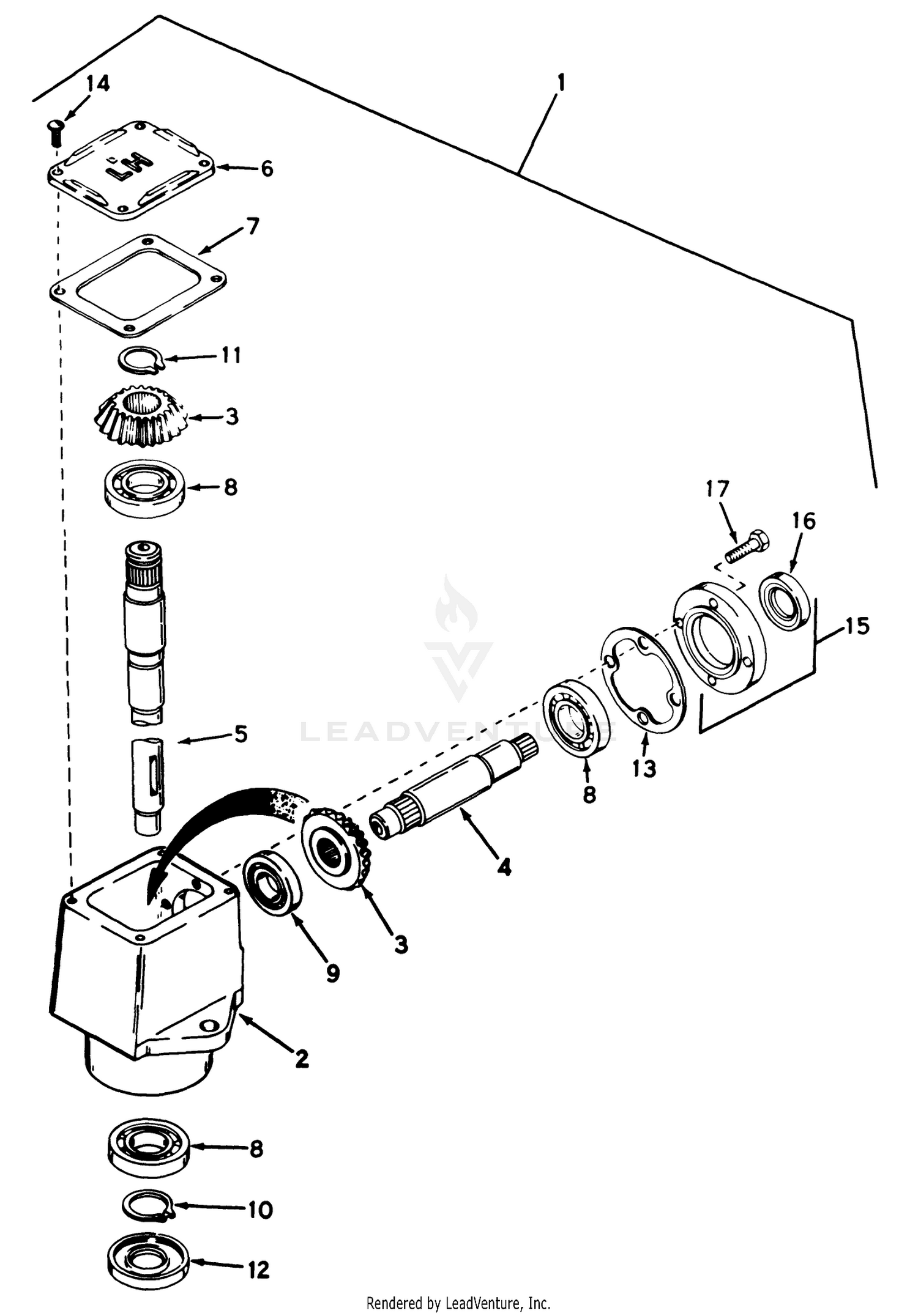 Grass Collection System Model No. 30751  30576 (optional)(continued) Gear Box Assembly Model No. 4398-P91