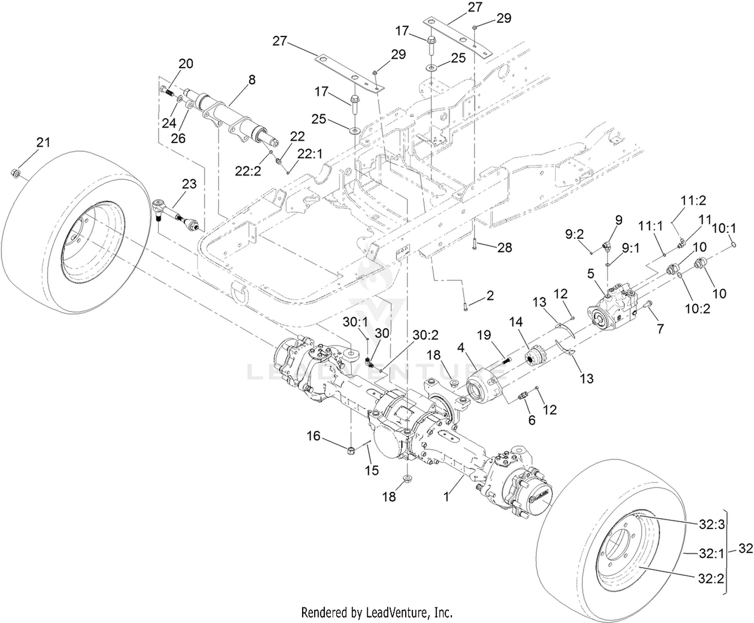 Front Axle Assembly