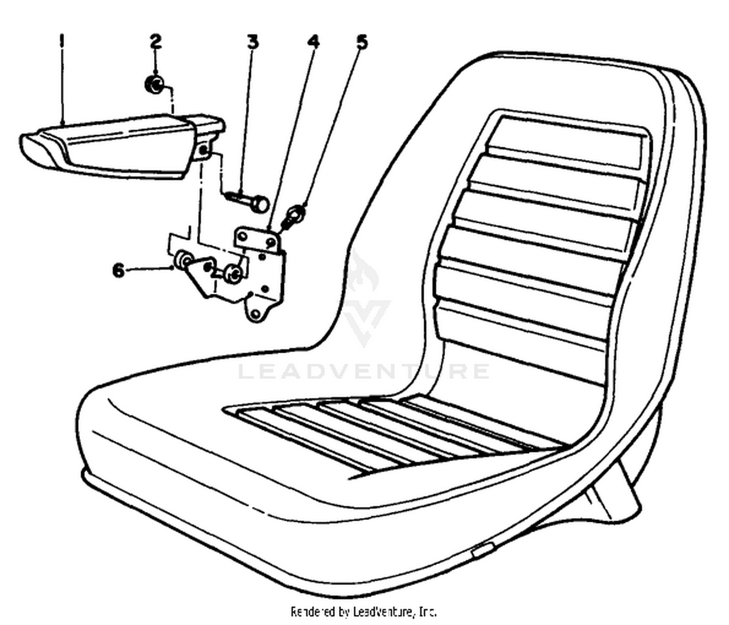 Armrest Kit Model No. 30707