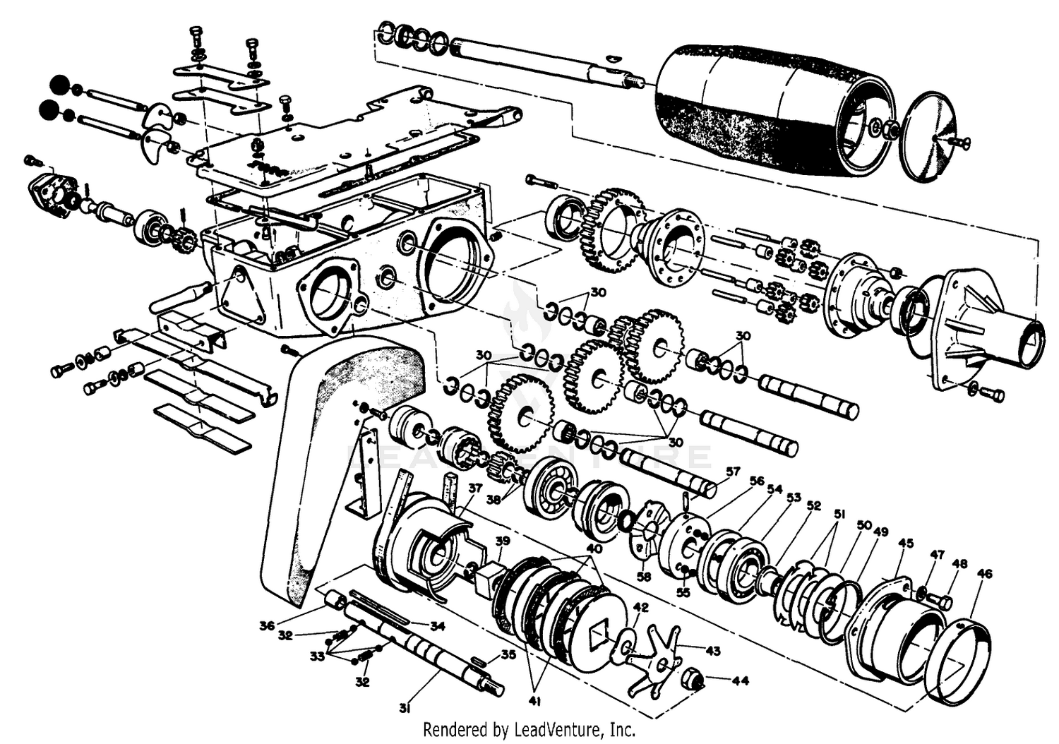 Transmission Case Assembly (continued)