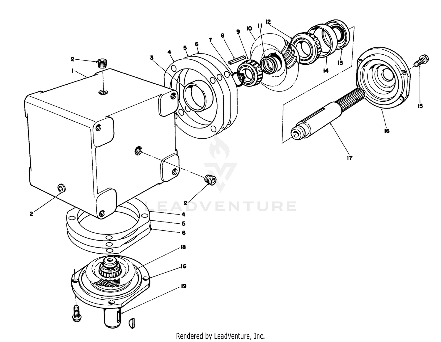 Gear Box Assembly No. 68-6810