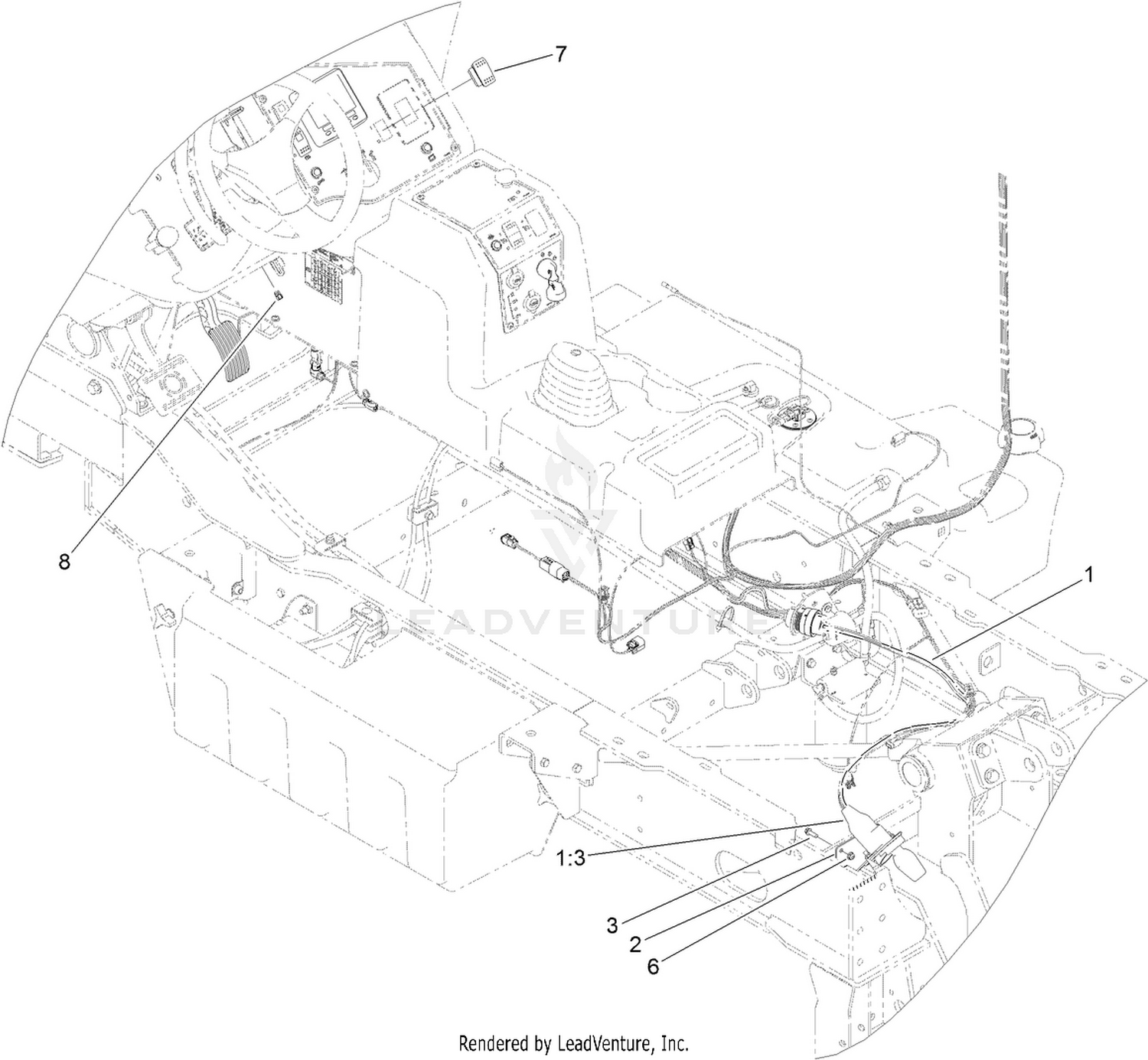 7-Way Trailer Plug Assembly