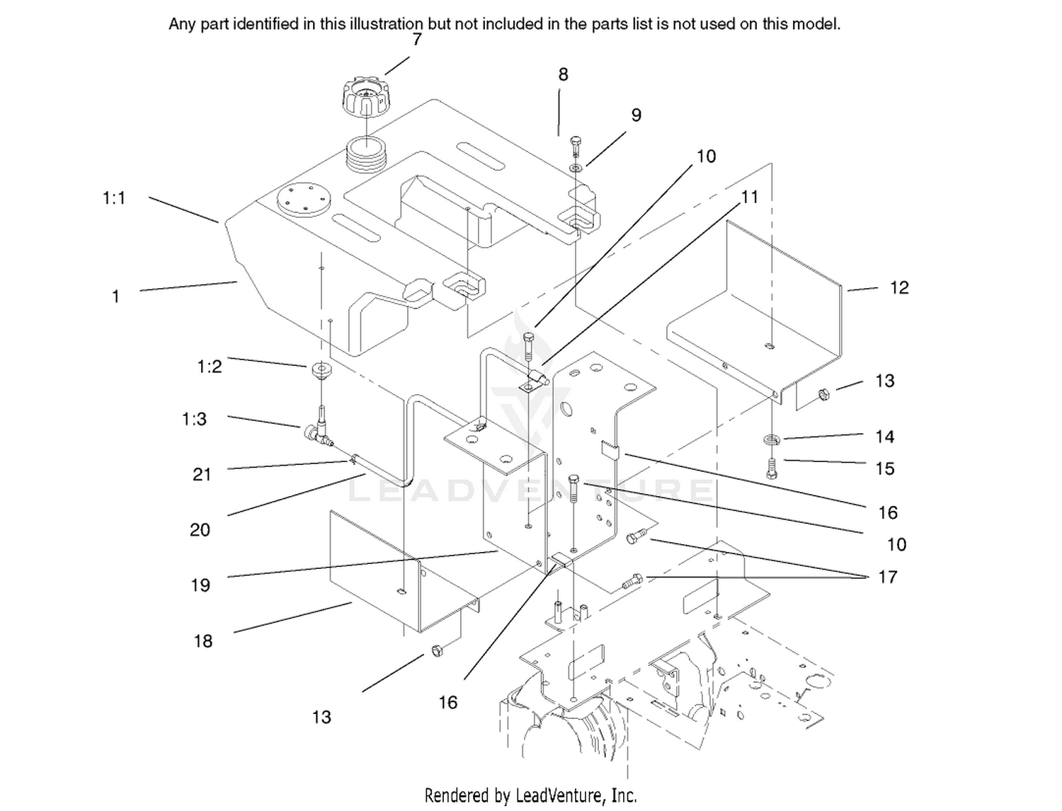 Fuel Tank  Hydro Fan Control Assembly