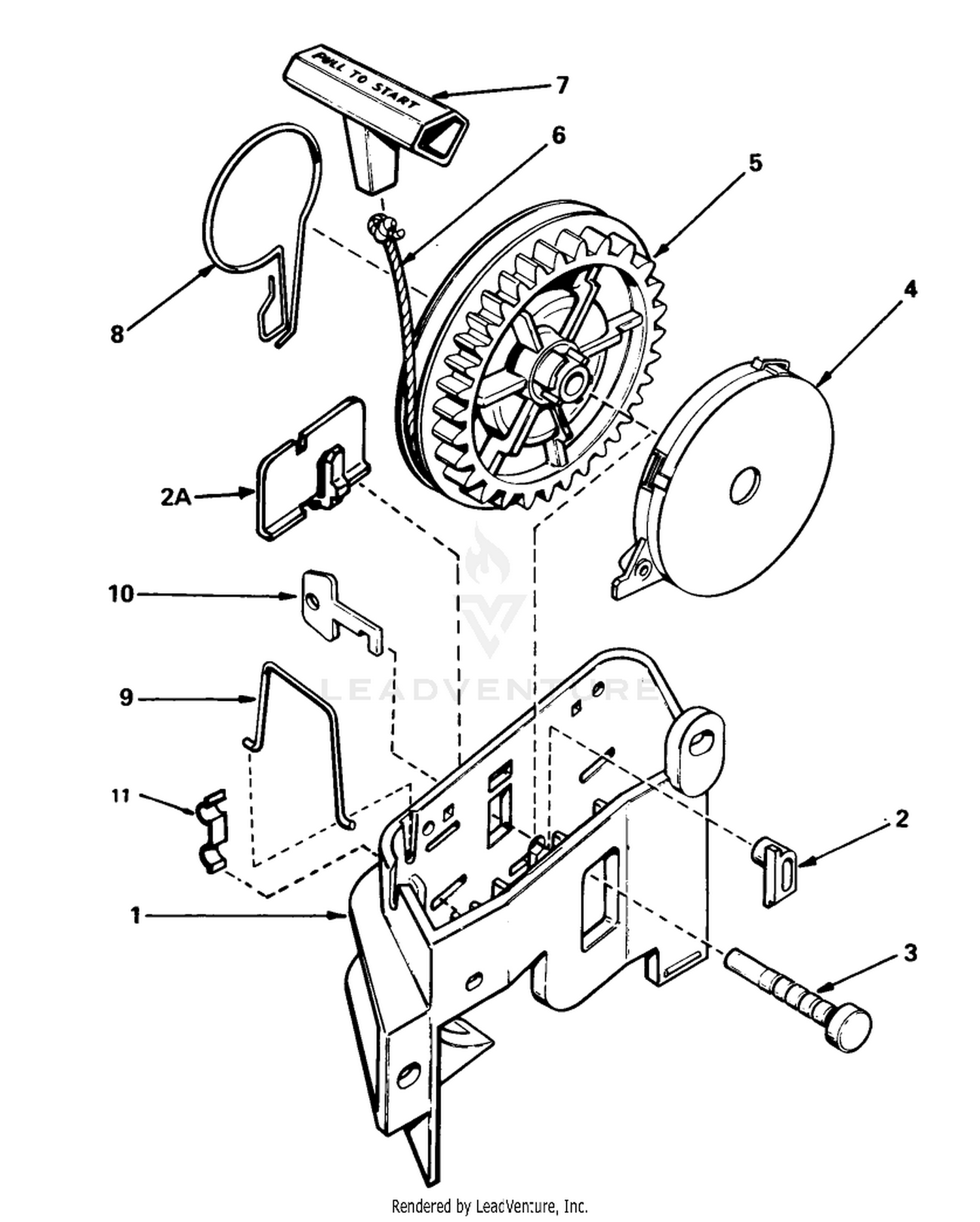 Rewind Starter No. 590531