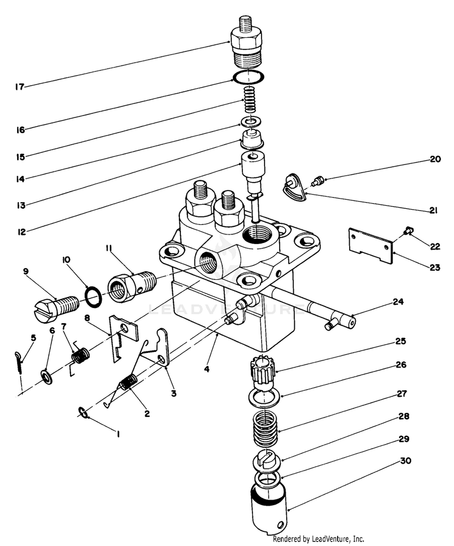 Fuel Injection Pump Assembly No. 45-8000