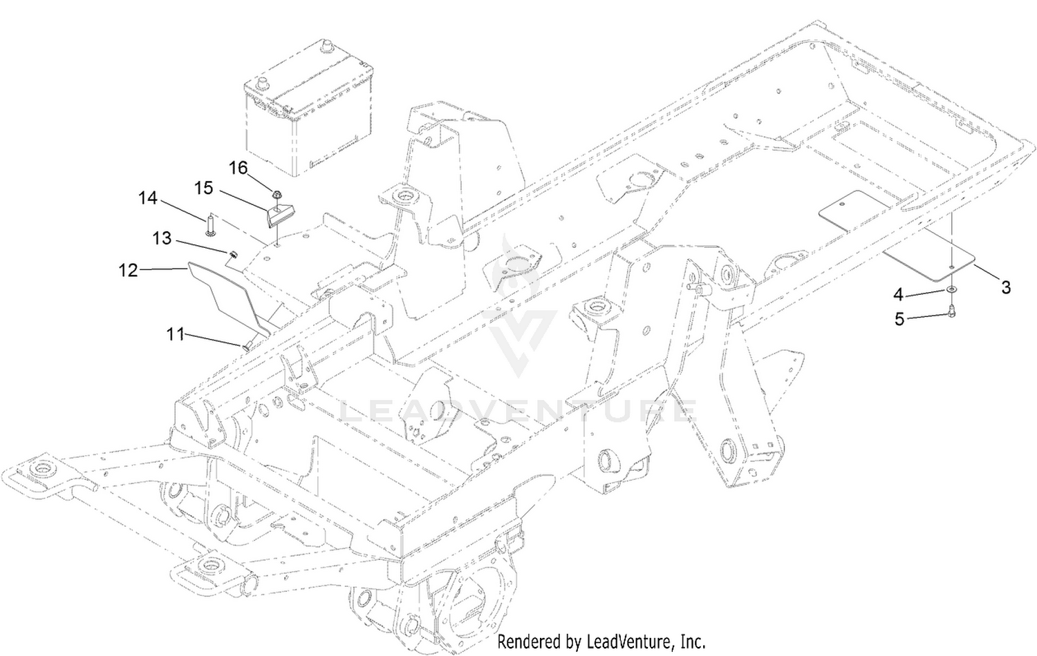 Battery Shield and Rear Cover Assembly