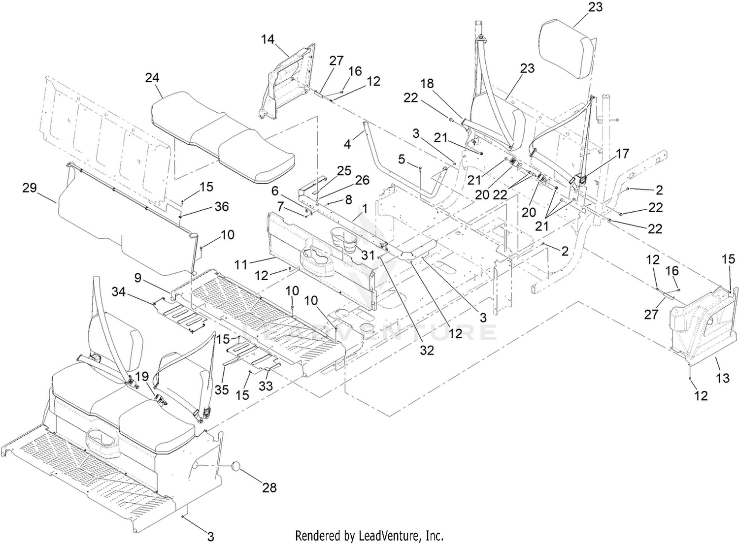 Seat Base Assembly