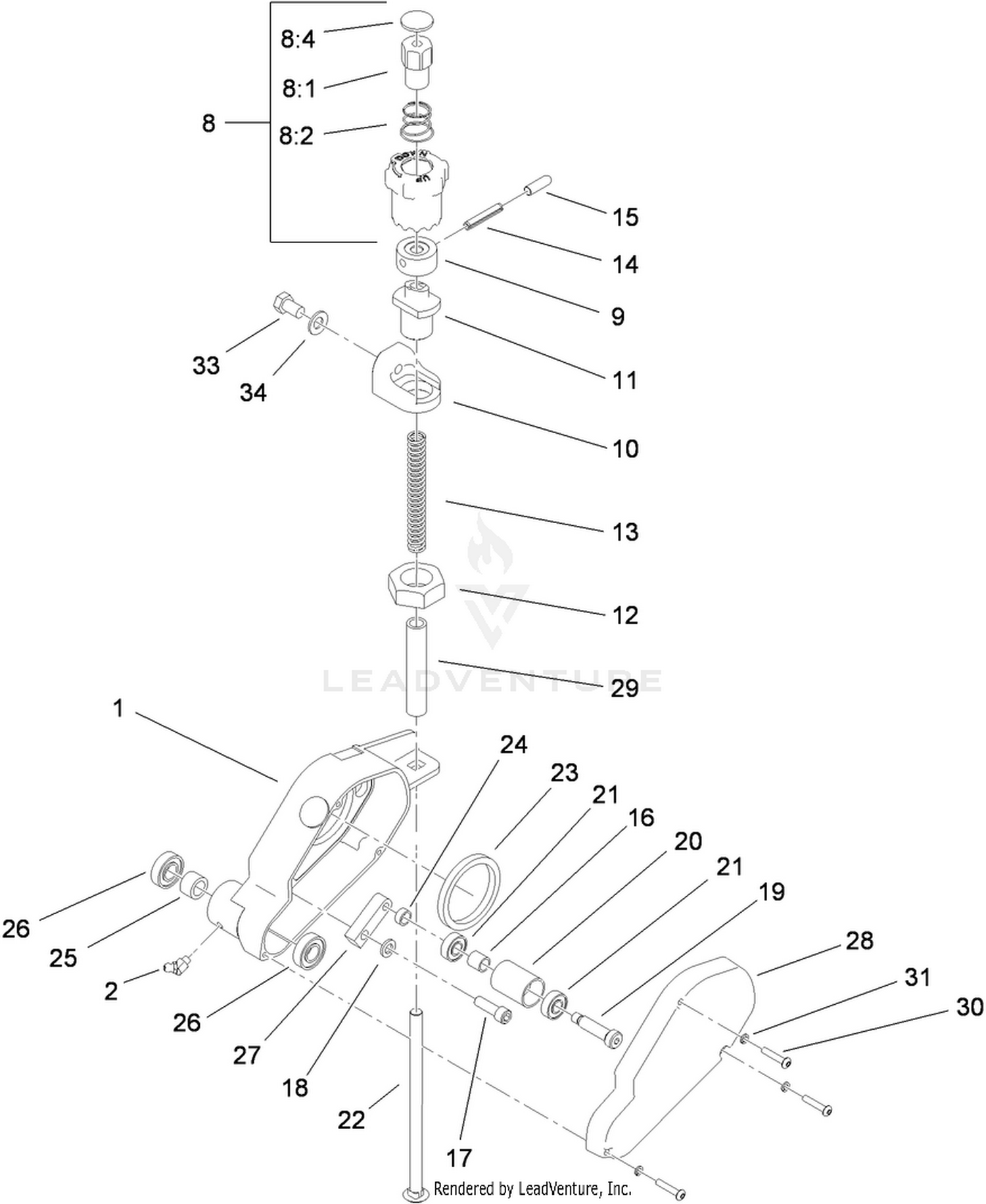 Left Hand Frame Assembly