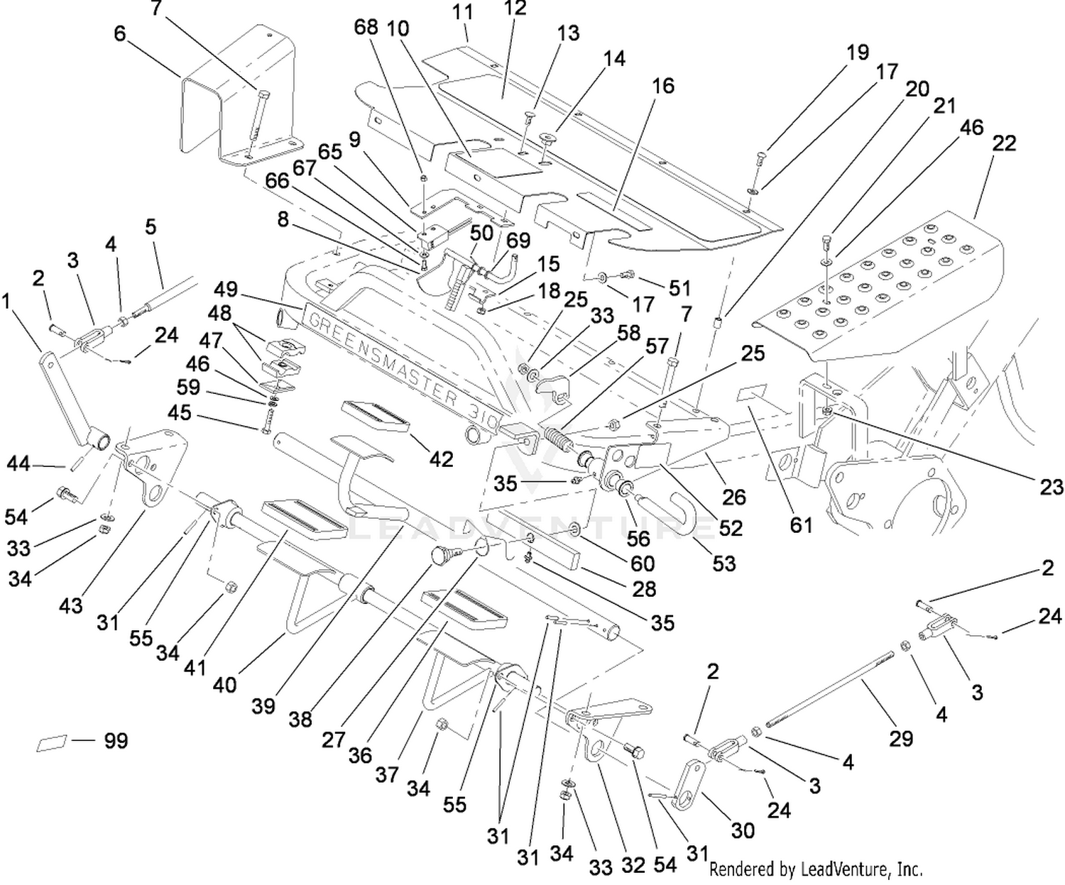 Control Pedal Assembly