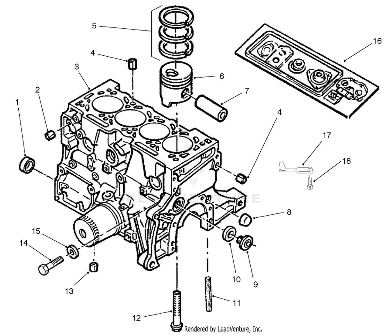 Cylinder Block Assembly