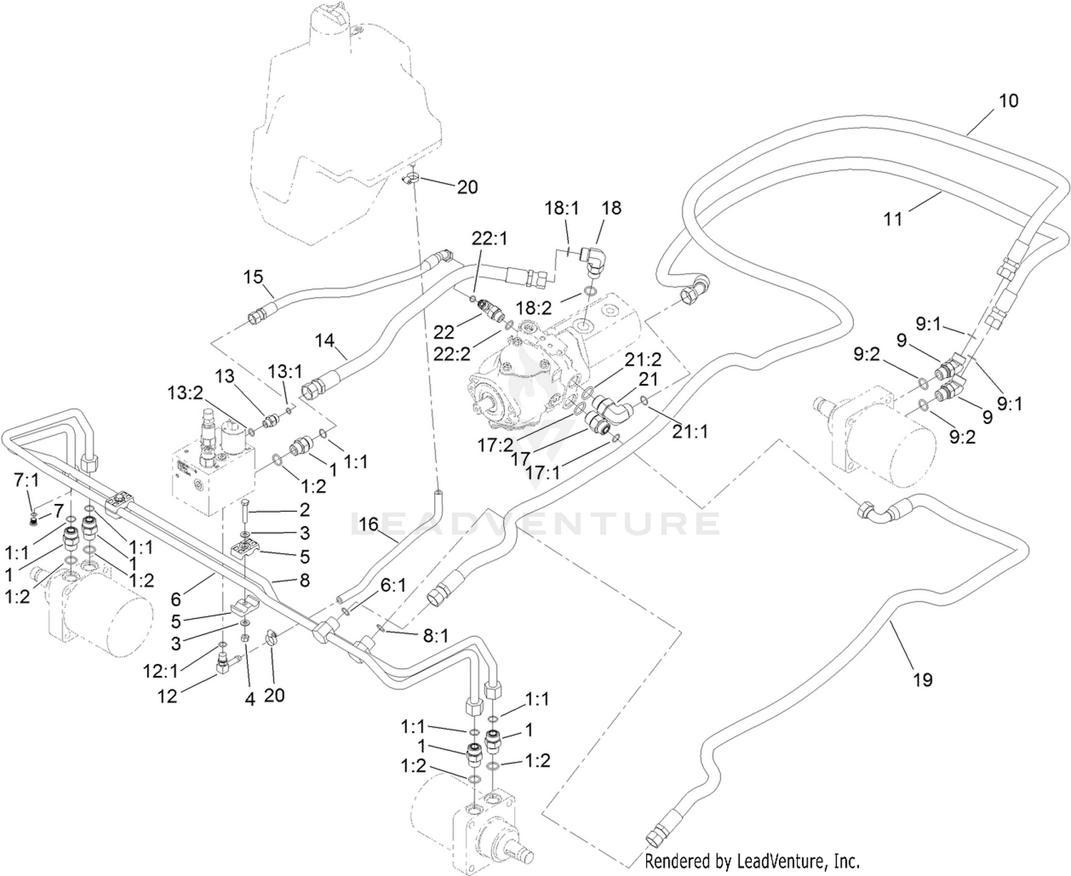 Traction Hydraulic Assembly