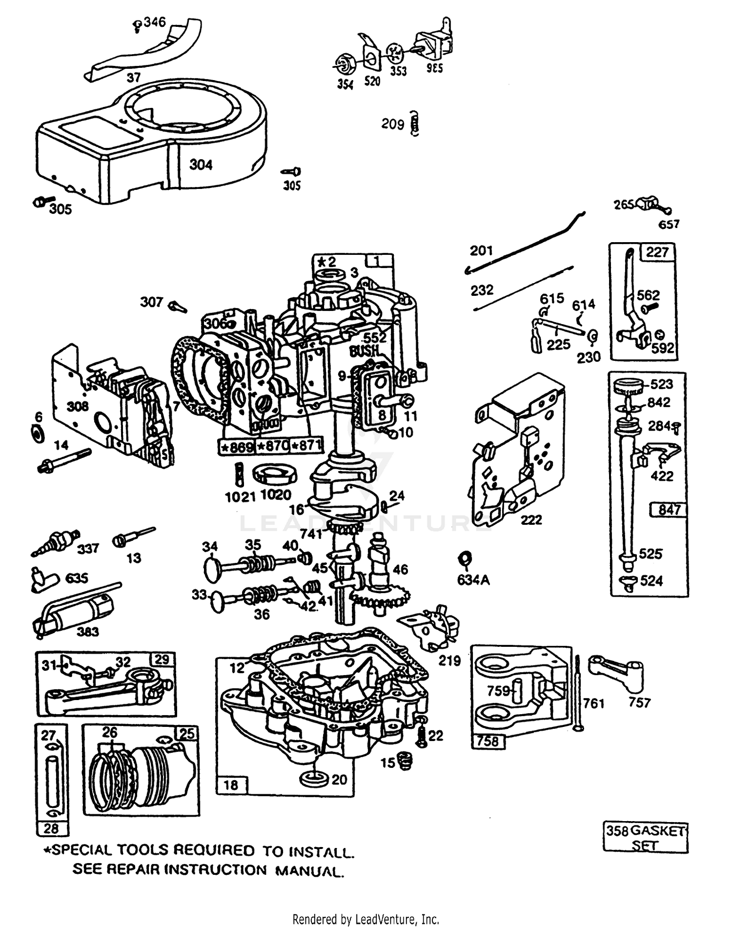 Briggs  Stratton Model 2867707-0118-01