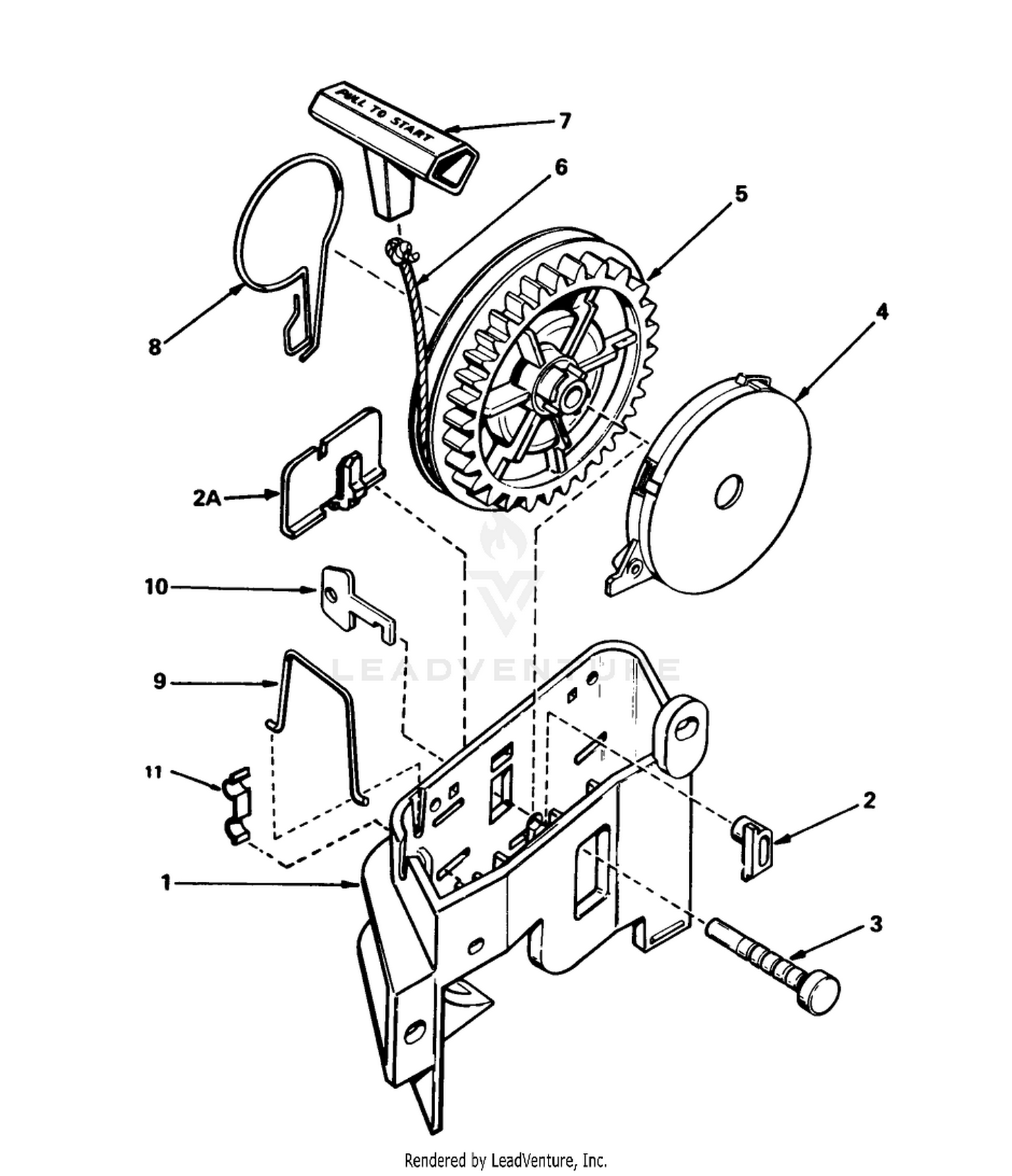 Rewind Starter No. 590531