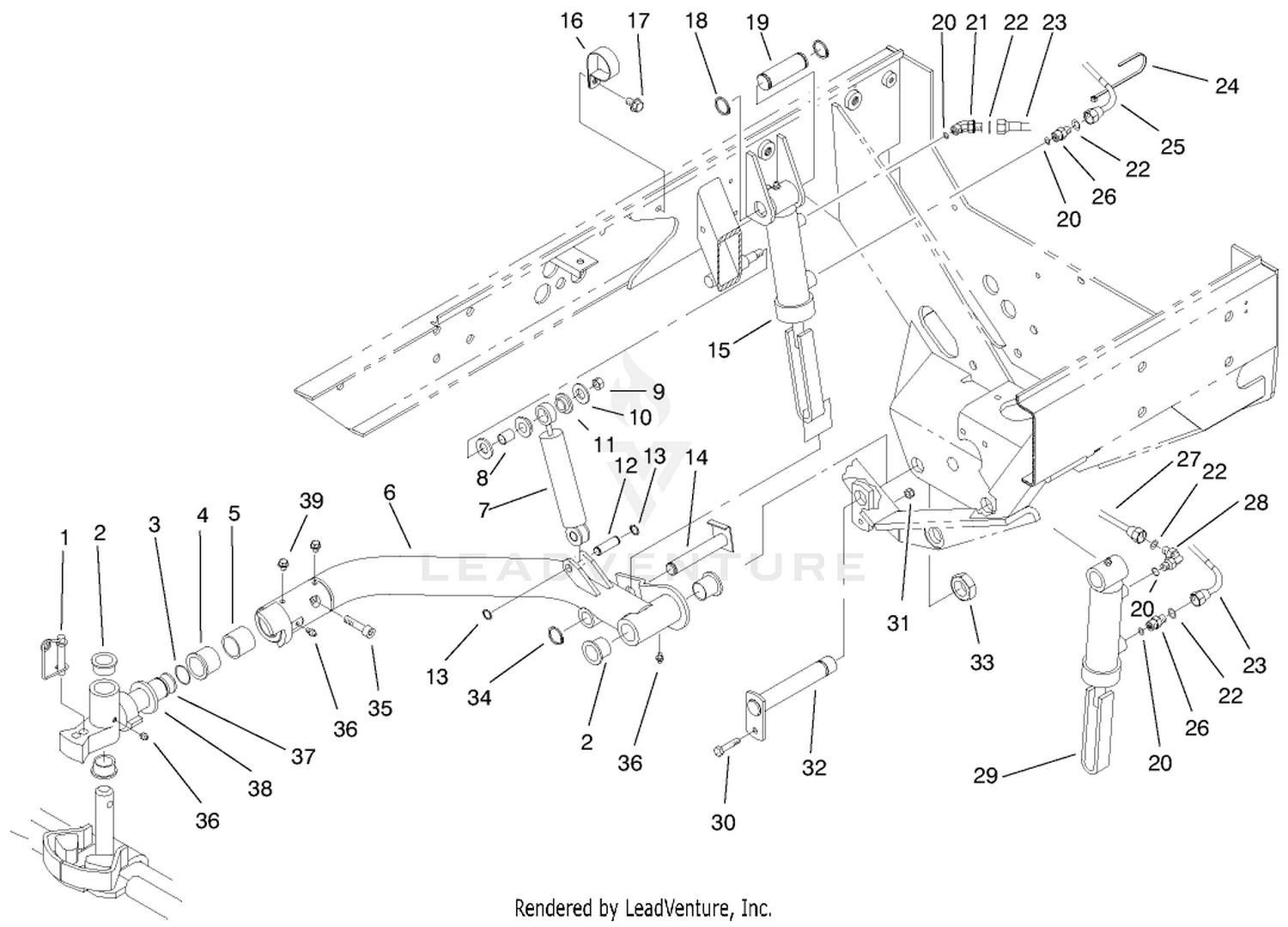 Rear Lift Arm Assembly