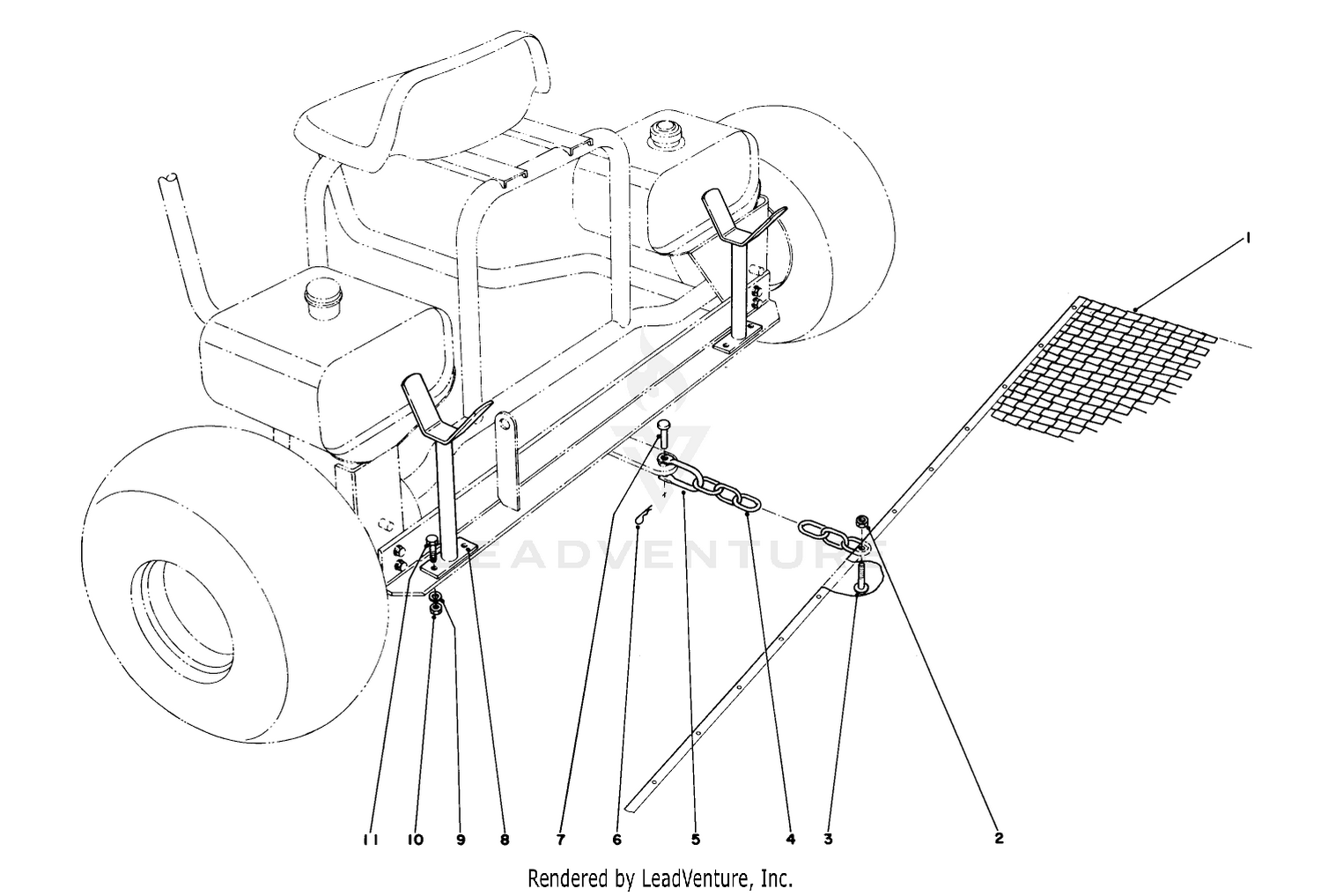 Drag Mat Kit Model No. 08844 (optional)