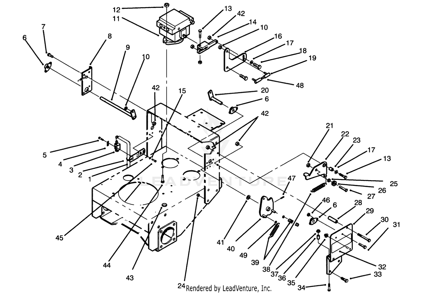 Hydraulic Pump  Linkage Assembly