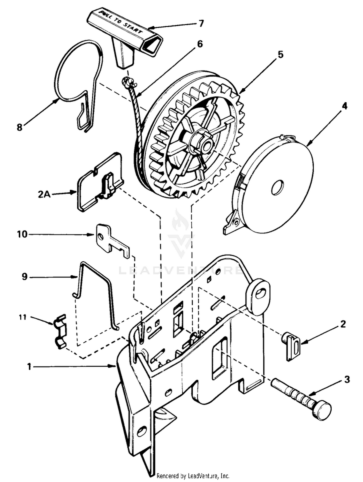 Rewind Starter N0. 590531