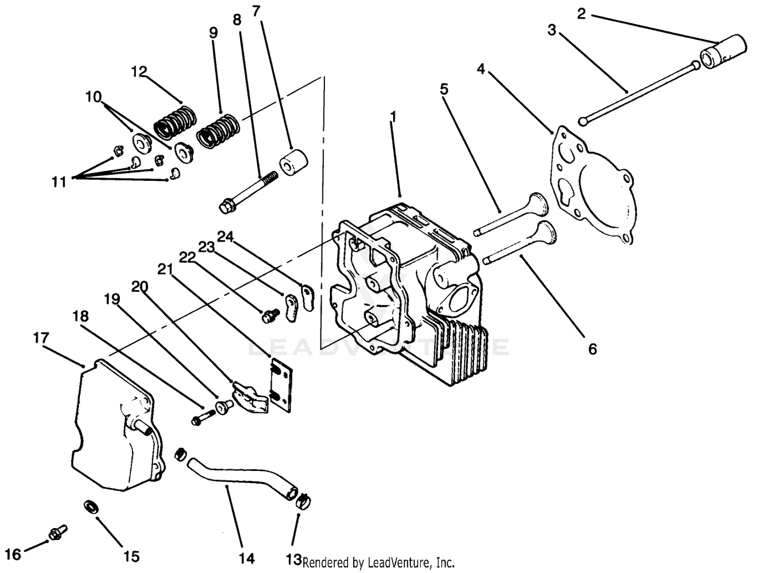 Cylinder Head/valve/breather