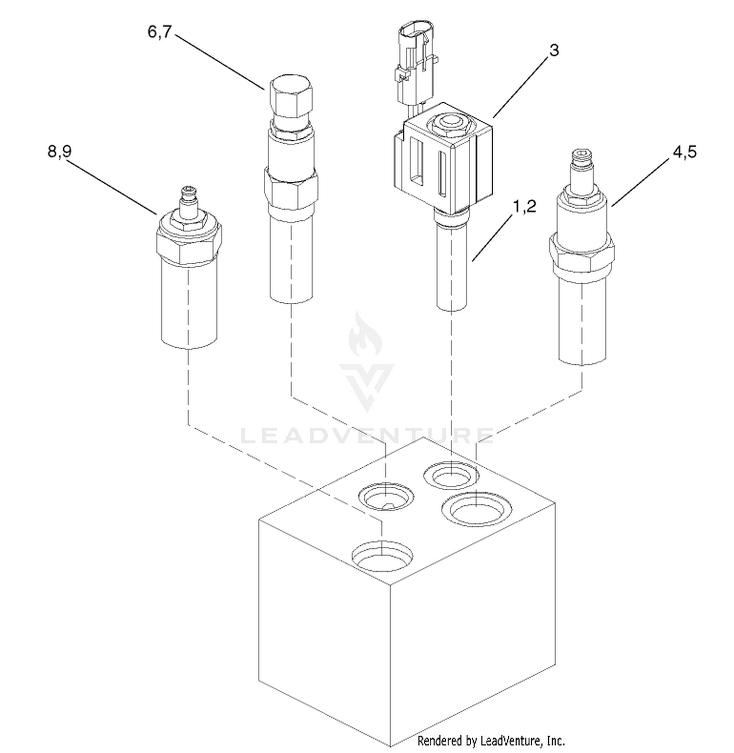 Manifold Block Assembly No. 100-4826