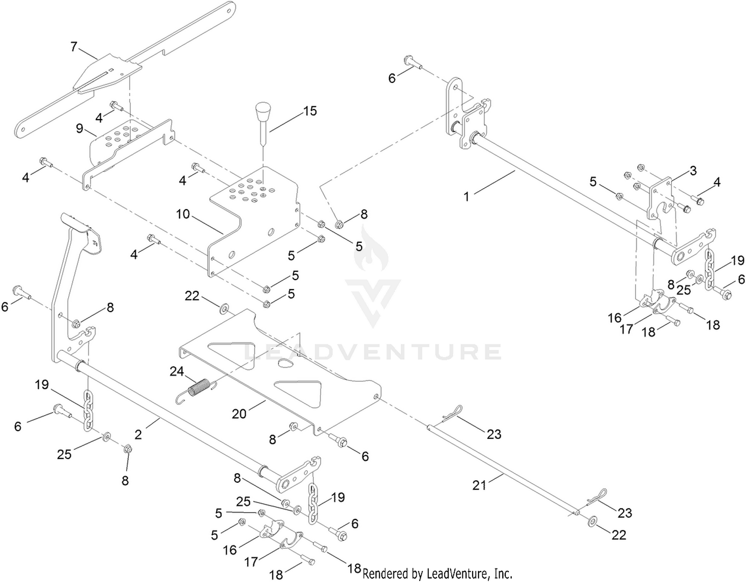Deck Lift Assembly