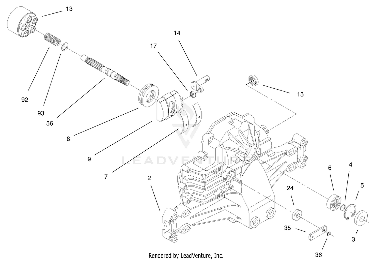 Hydro Transaxle Assembly 2