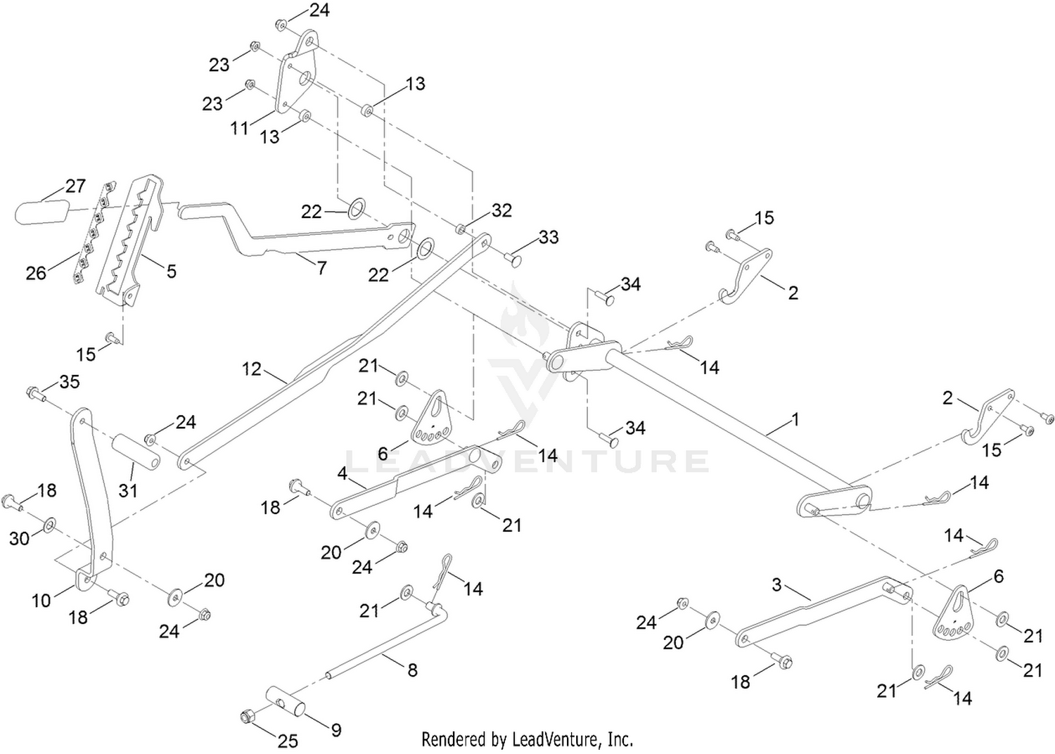 Deck Lift Assembly